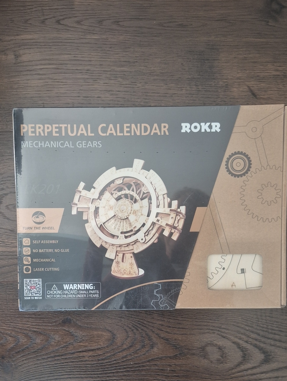 Perpetual Calender, 3D Wooden Puzzle,  52 Pieces.  NIB, Sealed. Laser Cut.